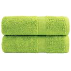 vidaXL Gastendoekjes SOLUND 2 st 600 g/m² 30x50 cm, Verzenden, Nieuw, Groen