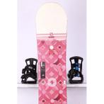 150 dames snowboard SALOMON LIBERTY UNITE, WHITE/pink, woodc, Verzenden, Gebruikt