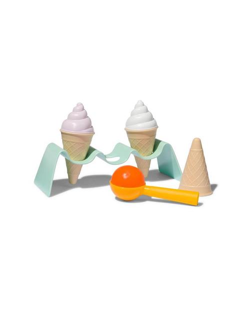HEMA Speelgoed ijsjesset bioplastic - 4 stuks, Kinderen en Baby's, Speelgoed | Houten speelgoed, Nieuw, Verzenden