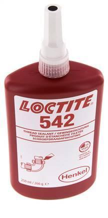 Loctite 542 Bruin Schroefdraadafdichtingsmiddel 250 ml, Doe-het-zelf en Verbouw, Overige Doe-het-zelf en Verbouw, Nieuw, Verzenden
