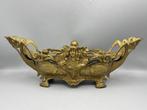 Zware messing art nouveau jardinière - Jardinière - Messing