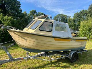 (Locatie Drachten) Boot, Shetland, Alaska 500, Wit, 1990, Watersport en Boten, Motorboten en Motorjachten