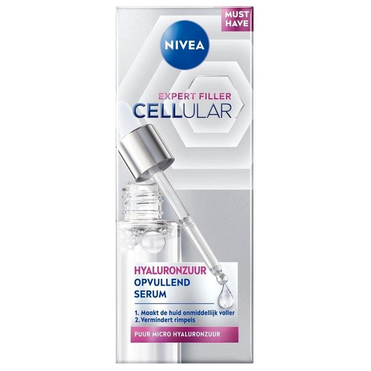 NIVEA Cellular Expert Filler Hyaluron Serum, Sieraden, Tassen en Uiterlijk, Uiterlijk | Gezichtsverzorging, Nieuw, Verzenden
