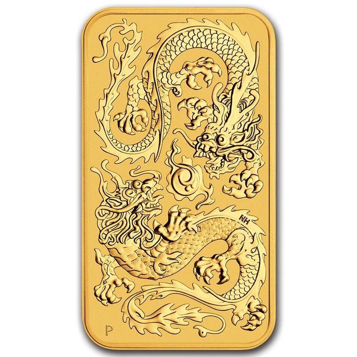 Gouden Rectangle Dragon 1 oz 2020 muntbaar, Postzegels en Munten, Munten | Oceanië, Losse munt, Goud, Verzenden