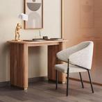*WOONWINKEL* Kare Design Grace Ovaal Bureau Mangohout Messin, Huis en Inrichting, Bureaus, Verzenden, Nieuw
