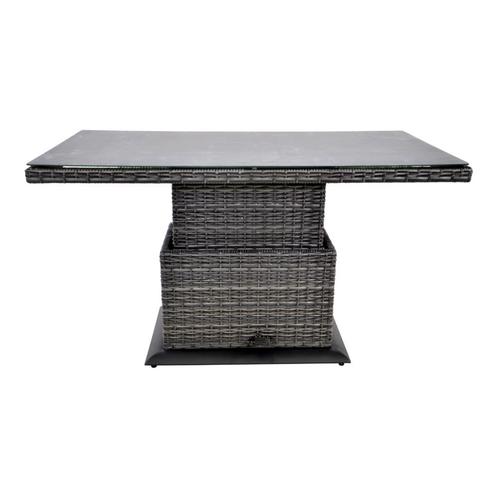 Loungetafel verstelbaar Soho Forte 130x75 cm - antraciet, Huis en Inrichting, Stoelen, Zwart, Nieuw, Ophalen of Verzenden