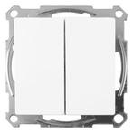 Serieschakelaar | Merten | System M (Inbouw, Actief wit), Verzenden, Nieuw