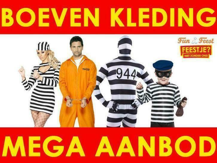Boeven kleren - Carnaval boeven kostuum, Kleding | Dames, Carnavalskleding en Feestkleding, Kleding, Nieuw, Ophalen of Verzenden