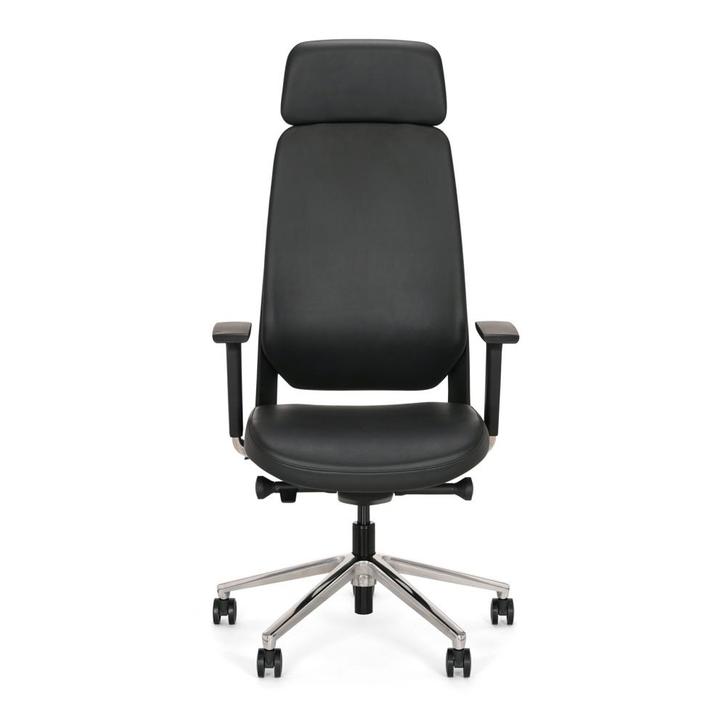 Ergonomische managers bureaustoel  neksteun Ledderra, Huis en Inrichting, Bureaus, Ophalen of Verzenden