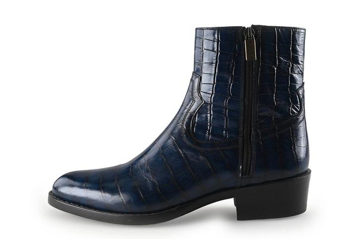 Jo Ghost Enkellaarzen in maat 41 Blauw | 10% korting, Kleding | Heren, Schoenen, Blauw, Zo goed als nieuw, Overige typen, Verzenden