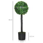 TRUUSK Kunstmatige Planten, Set Van 2 UV-bestendige Kamerpla, Verzenden, Nieuw