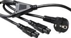 ACT 1 powerkabel naar 2 Micky kabels 1.8m, Audio, Tv en Foto, Audiokabels en Televisiekabels, Ophalen of Verzenden, Zo goed als nieuw