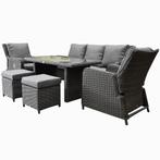 Bilbao premium stoel bank loungeset verstelbaar 6 delig, Ophalen of Verzenden, Nieuw, Wicker