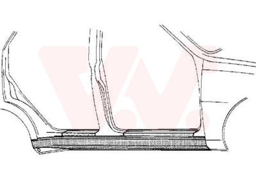 DREMPEL VOOR VW PASSAT B3 1988-1993, Auto diversen, Auto-accessoires, Nieuw, Ophalen of Verzenden