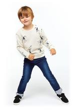 HEMA Kinder broek jogdenim skinny fit donkerblauw, Verzenden, Nieuw