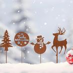 Kerstdecoratie voor Buiten en Binnen - Set van 11 - Metalen, Verzenden, Nieuw