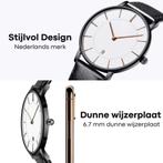 Tyme Oslo Heren Horloge - 39.5mm - Wit/Zwart - Horloges voor, Ophalen of Verzenden, Nieuw