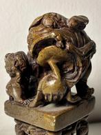 Steen Chinese zegel 19e eeuw - 15 cm