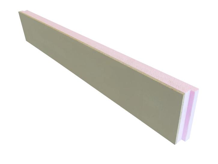 XPS kantplank sponning 1250x200x50mm+10mm grijs, Doe-het-zelf en Verbouw, Isolatie en Afdichting, Ophalen of Verzenden