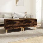 vidaXL Bijzettafels 2 st 50x46x35 cm bewerkt hout gerookt, Huis en Inrichting, Tafels | Bijzettafels, Verzenden, Nieuw