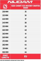 Nijdam IJshockeyschaats - Volwassenen - Hardboot - Zwart -, Ophalen of Verzenden, Zo goed als nieuw, Nijdam