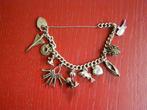 Zonder Minimumprijs - Armband Zilver - Armband 11 bedels, Sieraden, Tassen en Uiterlijk, Armbanden, Nieuw