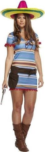 Mexicaans jurkje, Verzenden, Nieuw, Feestartikel