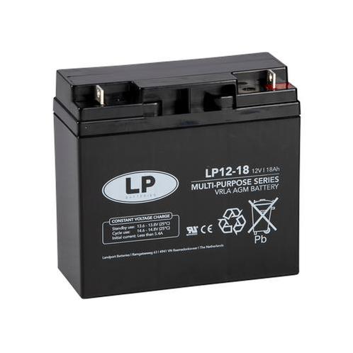 Landport (LP) VRLA-LPC-AGM accu 12 volt 18 ah LPC12-18 t3, Auto-onderdelen, Accu's en Toebehoren, Nieuw, Ophalen of Verzenden