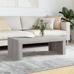 vidaXL Salontafel 102x50x36 cm bewerkt hout grijs sonoma, Huis en Inrichting, Tafels | Salontafels, 100 tot 150 cm, Verzenden