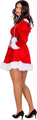 2dekans | Dressforfun Vrouwenkostuum Mrs. Santa Claus M -, Ophalen of Verzenden, Zo goed als nieuw