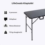 2dekans | LifeGoods Inklapbare Tafel - 60x120cm -, Huis en Inrichting, Tafels | Eettafels, Ophalen of Verzenden, Zo goed als nieuw