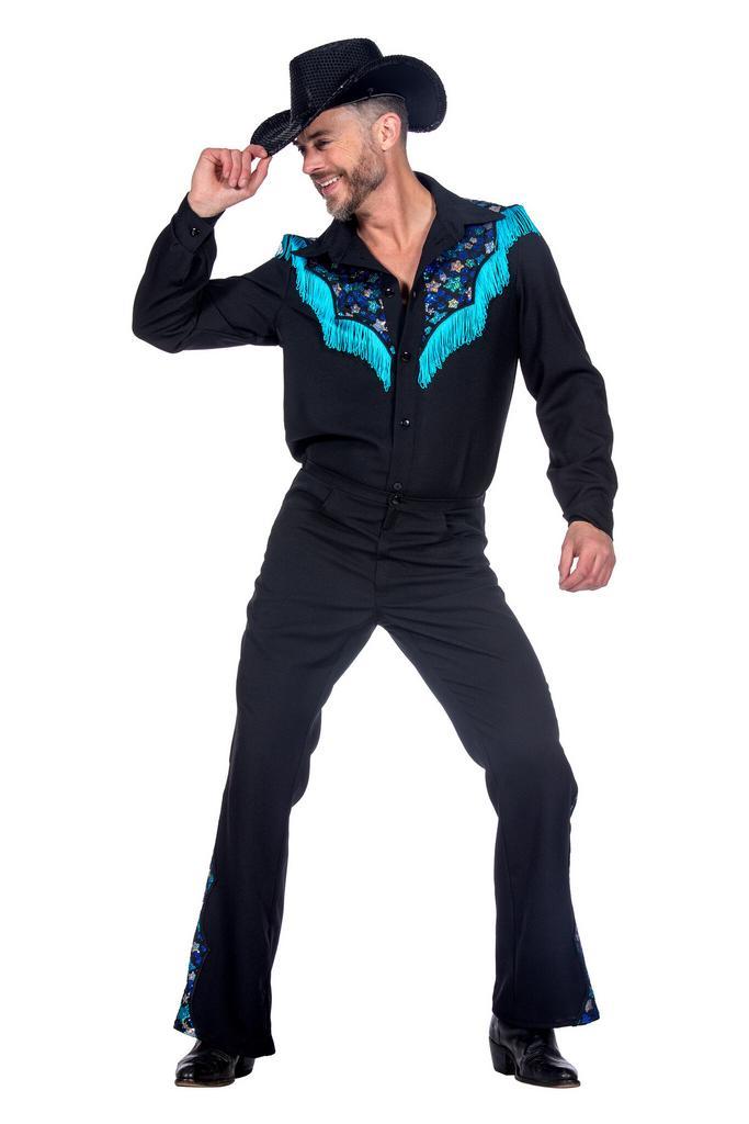 Glamorous Western Outfit Zwart Heren Premium, Kleding | Heren, Carnavalskleding en Feestkleding, Nieuw, Ophalen of Verzenden