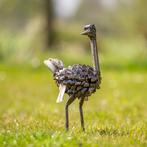 sculptuur, Struisvogel - 1,9 kg - 450 mm - Metaal - 2022, Antiek en Kunst