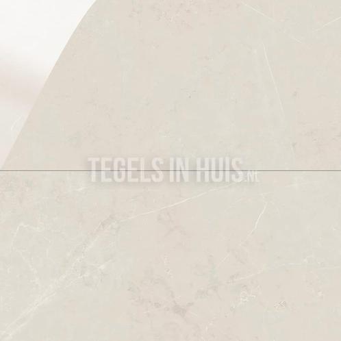 Vloertegel / wandtegel butan marmer marfil creme 60x120, Doe-het-zelf en Verbouw, Tegels, Vloertegels, Nieuw, 10 m² of meer, Keramiek