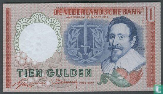 10 gulden Nederland 1953 - 1953, Postzegels en Munten, Bankbiljetten | Nederland, Los biljet, Verzenden