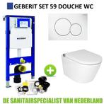 Geberit UP320 Toiletset Set59 Douche WC RapoWash met Sigma, Nieuw, Ophalen of Verzenden