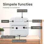 Tyme Wekker Analoog - Zonder Tikgeluid - Met Alarm - Incl., Huis en Inrichting, Ophalen of Verzenden, Zo goed als nieuw