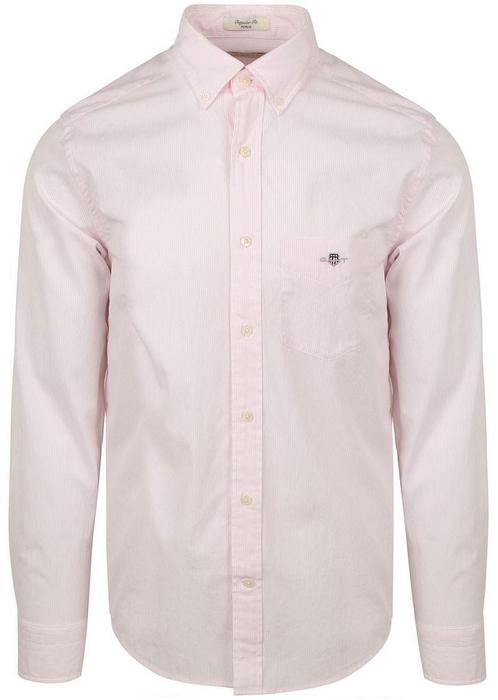 Gant Poplin Banker Overhemd Streep Lichtroze maat M Heren, Kleding | Heren, Overhemden, Roze, Nieuw, Verzenden