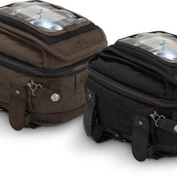Burly Brand Voyager Tank / Tail Bag - Dark Oak - B15-1010D beschikbaar voor biedingen