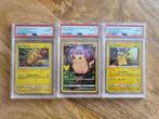 Pokémon - 3 Graded card - Pikachu - PSA 8, Hobby en Vrije tijd, Verzamelkaartspellen | Pokémon, Nieuw