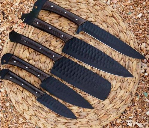Keukenmes - Keukensmes - Handgemaakt chefmessenset - R razor, Antiek en Kunst, Antiek | Keukenbenodigdheden