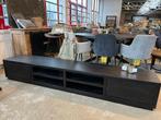 Strakke zwarte mango tv meubels 150 t/m 250cm