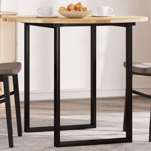 vidaXL Tafelblad rond Ø 90x2 cm massief acaciahout, Huis en Inrichting, Tafels | Eettafels, Nieuw, Verzenden