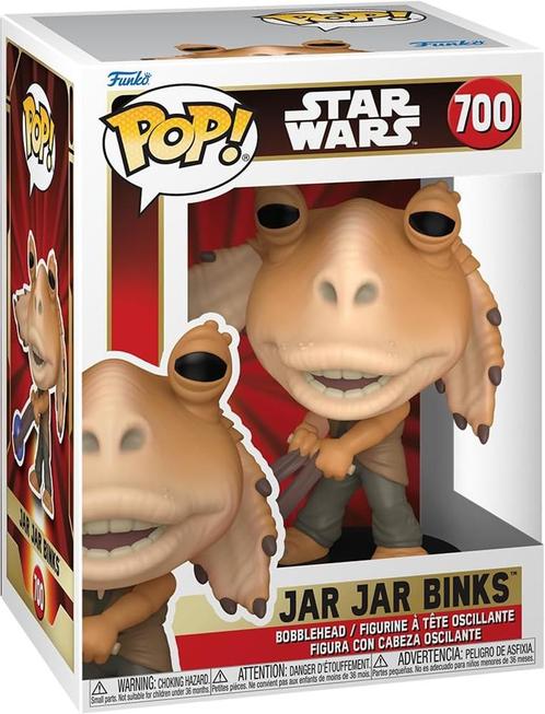 Funko Pop! - Star Wars Phantom Menace Jar Jar Bink with, Verzamelen, Poppetjes en Figuurtjes, Nieuw, Verzenden