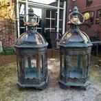 2 Candle Lanterns - Lantaarn (2) - Glas, Metaal
