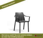 2 stuks Nardi Tiberina armleuningstoel - Antraciet, Tuin en Terras, Tuinstoelen, Ophalen of Verzenden, Nieuw, Overige materialen