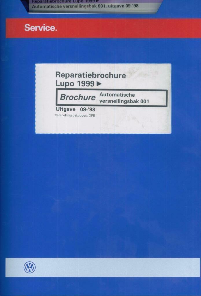 1999 Volkswagen Lupo Reparatiebrochure, Auto diversen, Handleidingen en Instructieboekjes, Verzenden