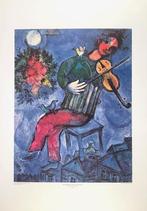 Marc Chagall - The blue fiddler Le violoniste bleu -, Antiek en Kunst