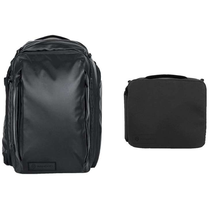 WANDRD Transit 45L Travel Backpack Black Essential+ Bundle, Audio, Tv en Foto, Fotografie | Fototassen, Rugtas, Nieuw, Overige merken