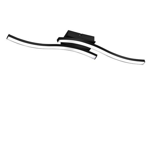 Moderne plafonniere Go, zwart, 5w geintegreerd LED, Huis en Inrichting, Lampen | Plafondlampen, Nieuw, Metaal, Ophalen of Verzenden